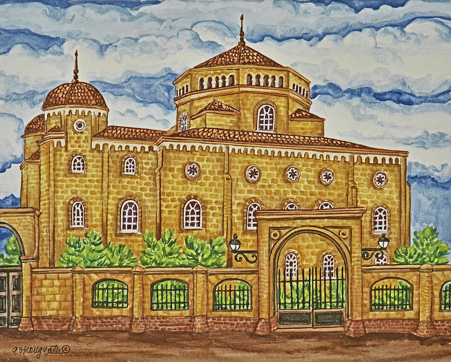 Architecture Painting - Dresden Exterior by Andrea Strongwater