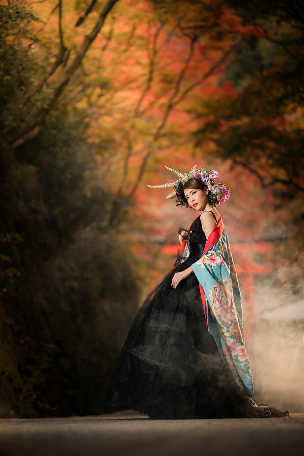 Dress Up In The Fall Photograph by Suguru Sumimoto