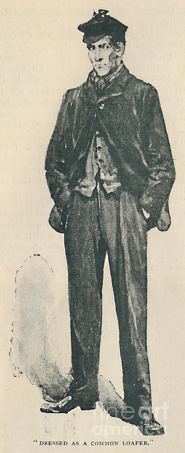 Dressed As A Common Loafer Drawing by Print Collector