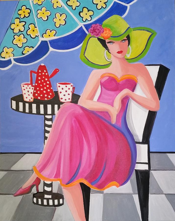 Dressed for Tea Painting by Rosie Sherman