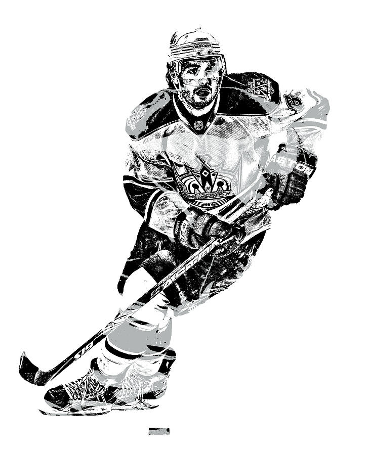 STAPLES Center Print, Artist Drawn Hockey Arena, Los Angeles Kings Hockey –  fine-art-print – 8-x-8