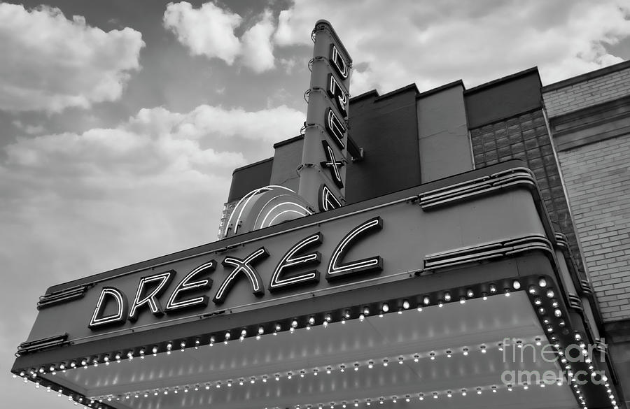 Drexel in Black and White Photograph by Lenore Locken