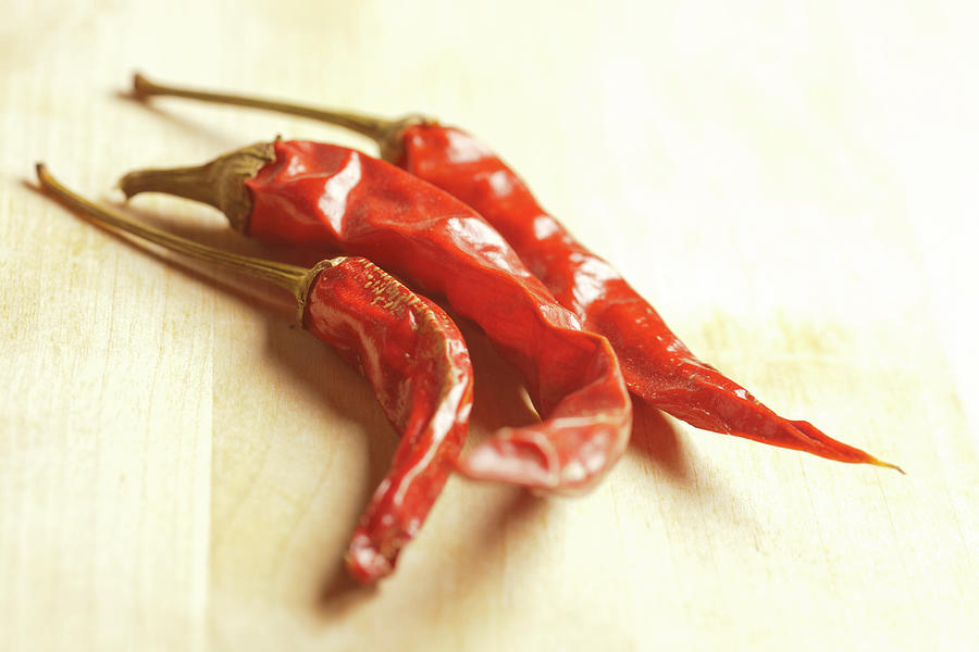 Dried Chili Peppers Photograph by Brian Yarvin