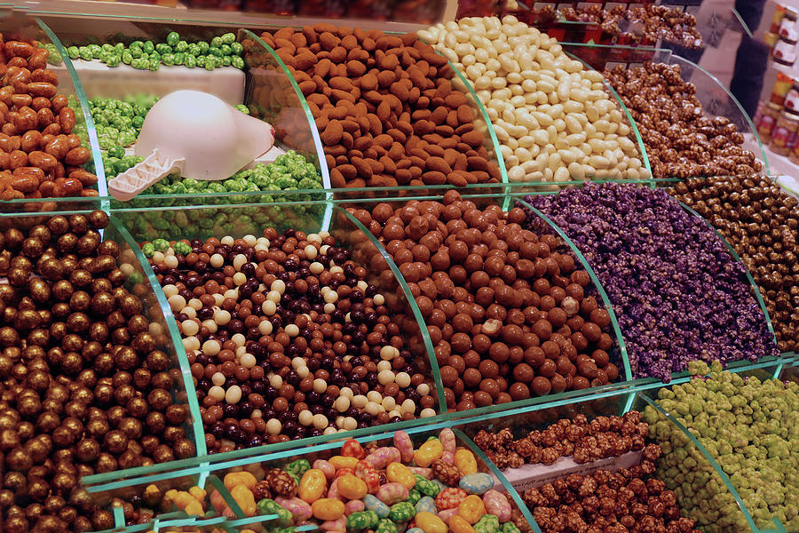 Dried fruits and sweets in the Grand Bazaar  Photograph by Steve Estvanik