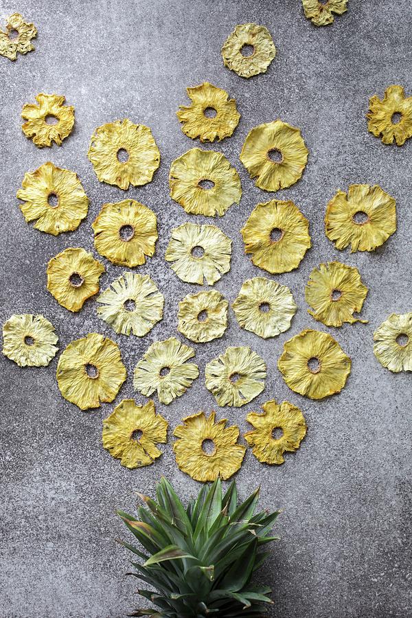 Dried Pineapple Rings Photograph by Sneh Roy