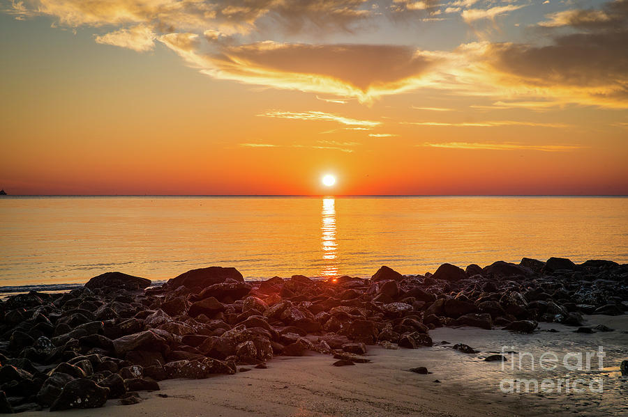 Driftwood Beach - Sunrise - Jekyll Island Photograph by Sanjeev Singhal