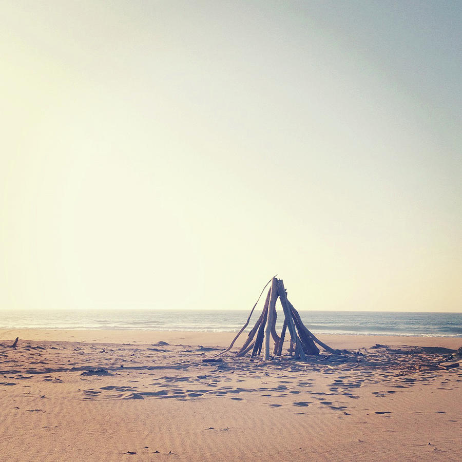 Driftwood Teepee Photograph by Kevin Russ