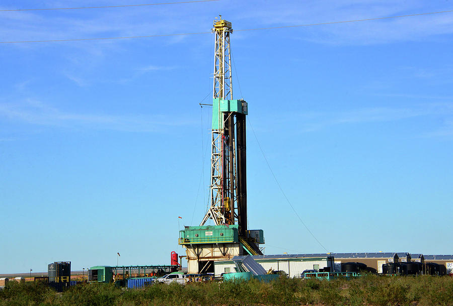 Drilling in the Permian Basin Photograph by David Lee Thompson