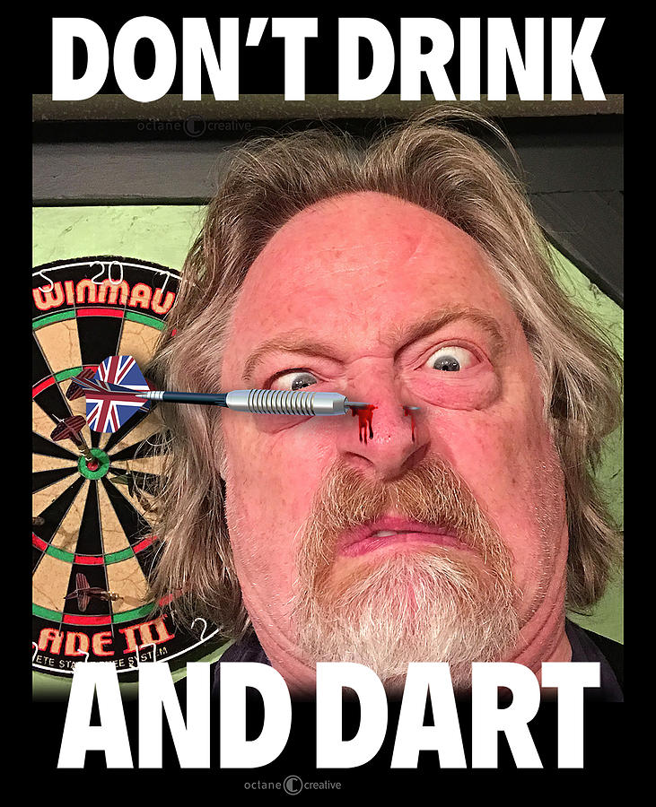 Drink and Dart Photograph by Tim Nyberg