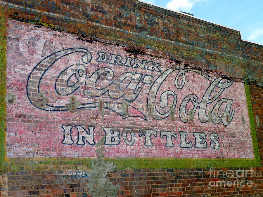 Vintage Photograph - Drink Coca Cola in Bottles by Rodger Painter
