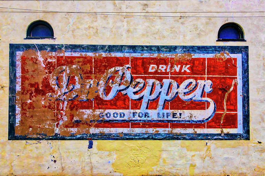 Drink Dr. Pepper Sign Photograph by Garry Gay