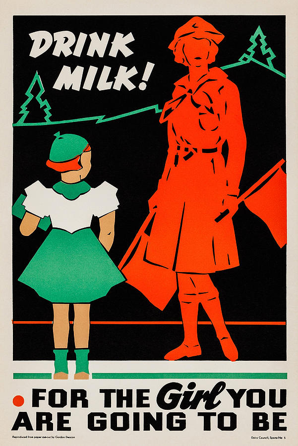 Drink Milk! Painting by Gordon Deacon