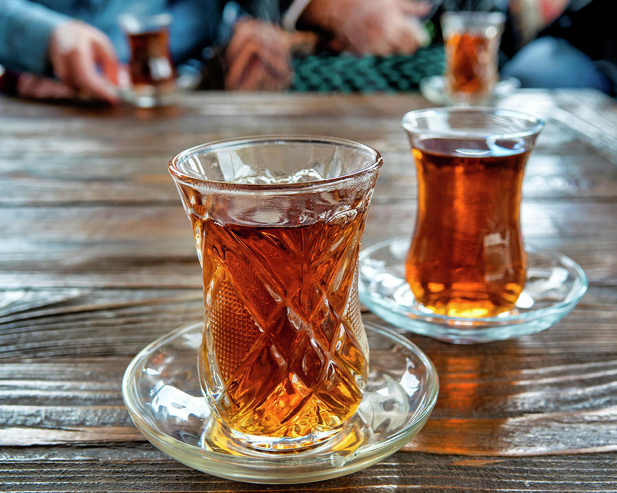 Drinking Chai in an Azeri Chaykhana  Photograph by Fabrizio Troiani