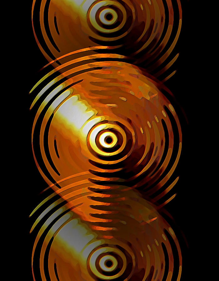 Dripping Gold Digital Art by David Manlove