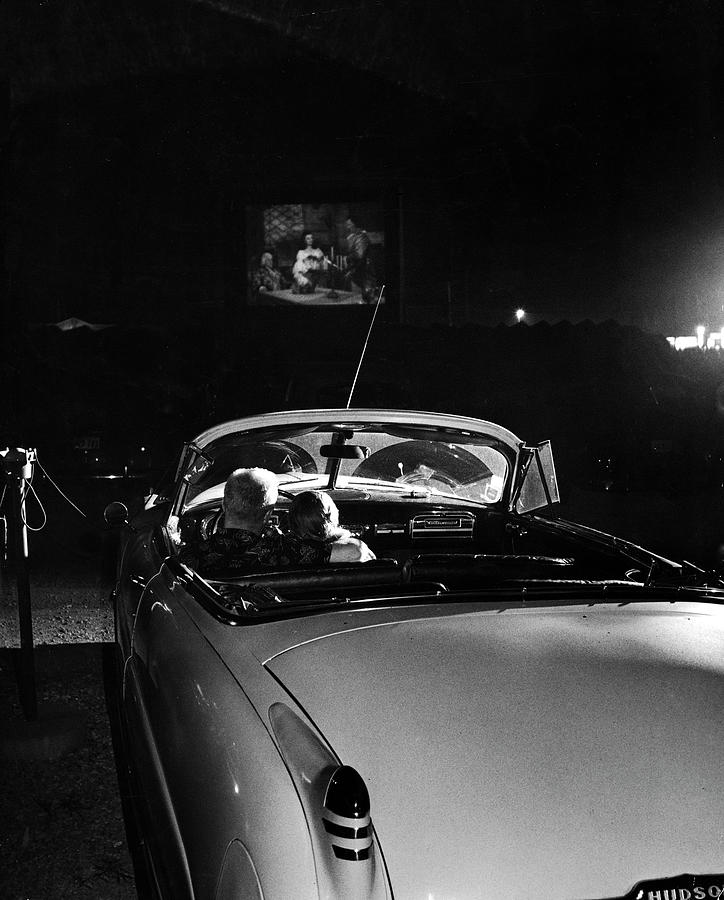 Movie Photograph - Drive-In Movie by Francis Miller