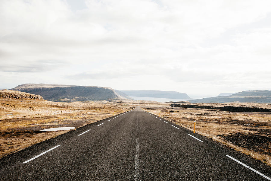 Driving Down The Ring Road In Iceland During Epic Road Trip Photograph ...