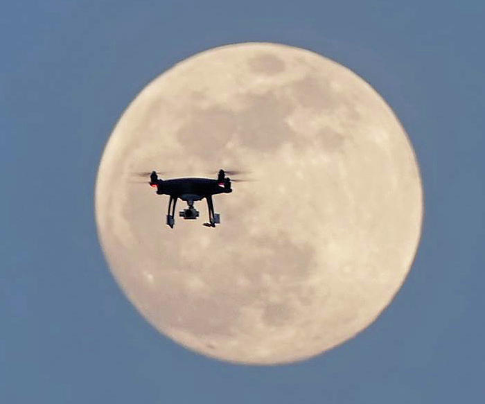 Drone Me To The Moon Photograph by Greg Schulz Pictures Over Stillwater