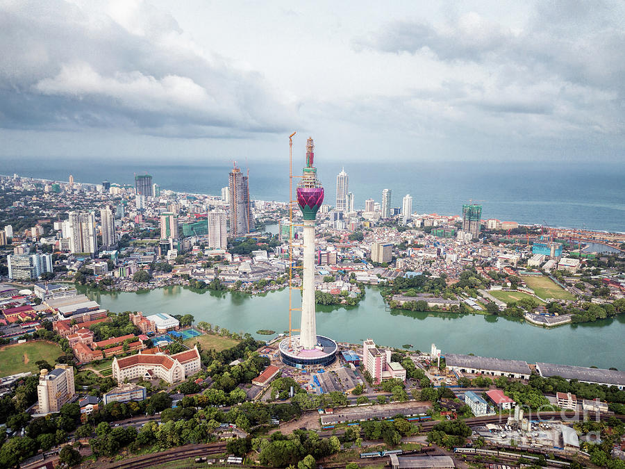 Drone Photo Of Colombo City, Sri Lanka Photograph by Shan.shihan