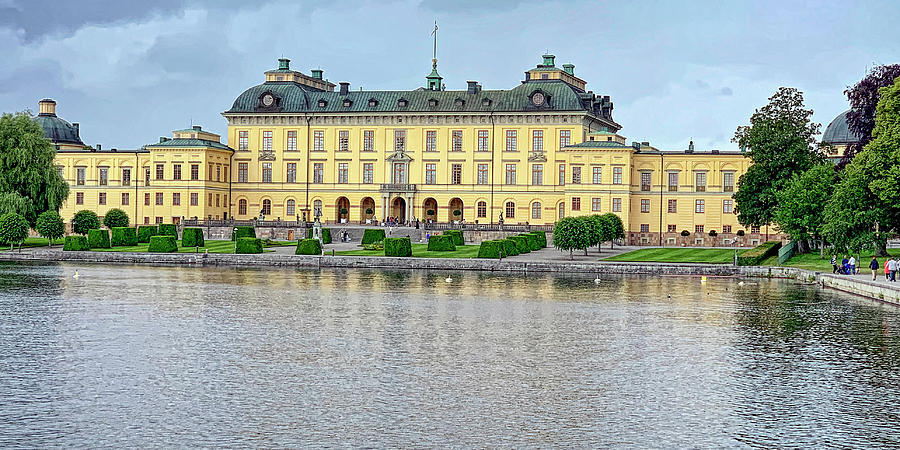 Drottningholm Palace -  Lake Malaren - Stockholm - Sweden Photograph by Tony Crehan