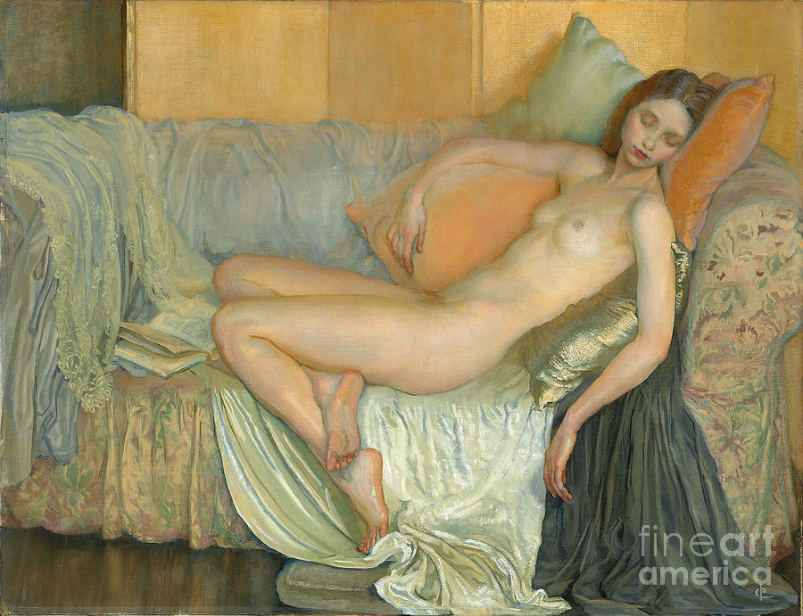 Nude Painting - Drowsy Summer Days by Isabel Codrington
