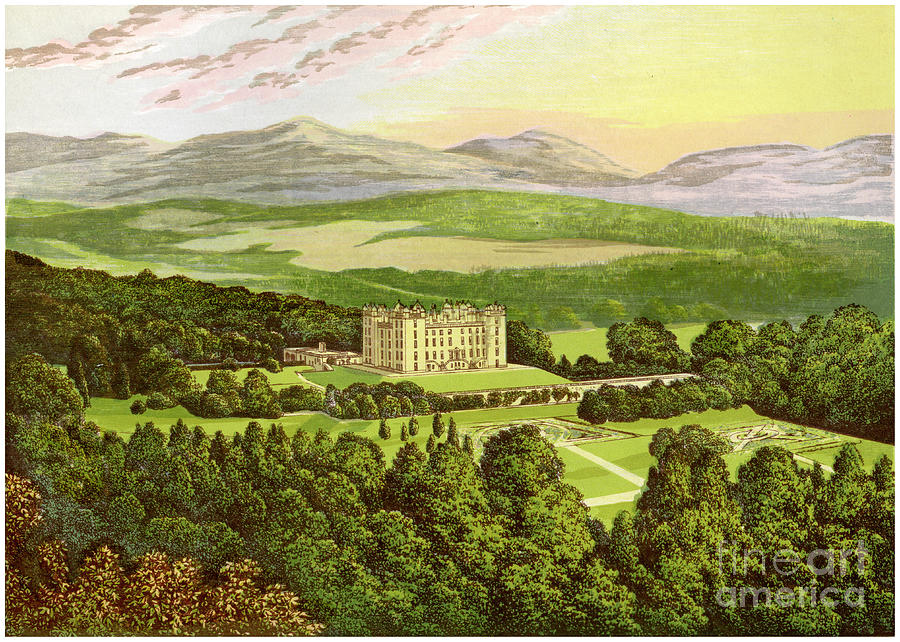 Drumlanrig Castle, Dumfriesshire Drawing by Print Collector
