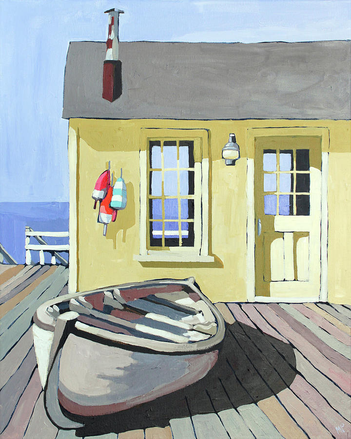 Dry Dock Painting by Melinda Patrick