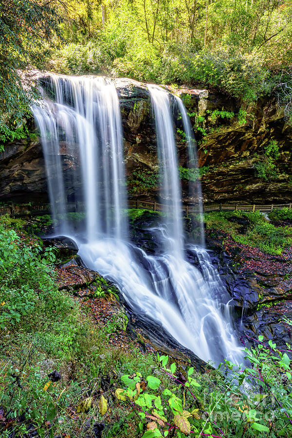 Dry Falls Smokies Vertical Photograph by Bee Creek Photography - Tod ...