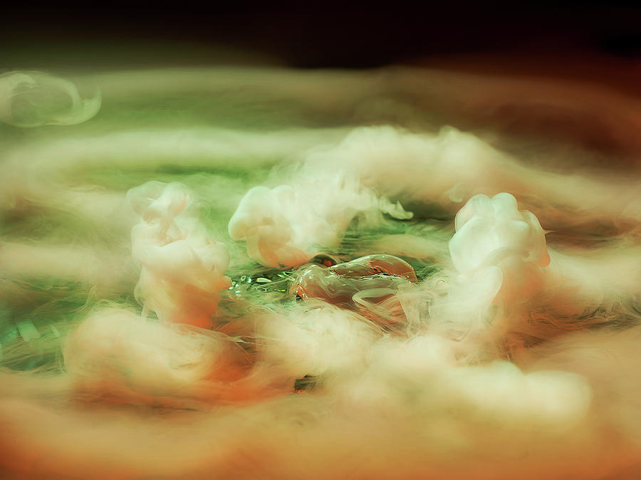 Dry Ice And Smoke In Colour Photograph by Jonathan Knowles