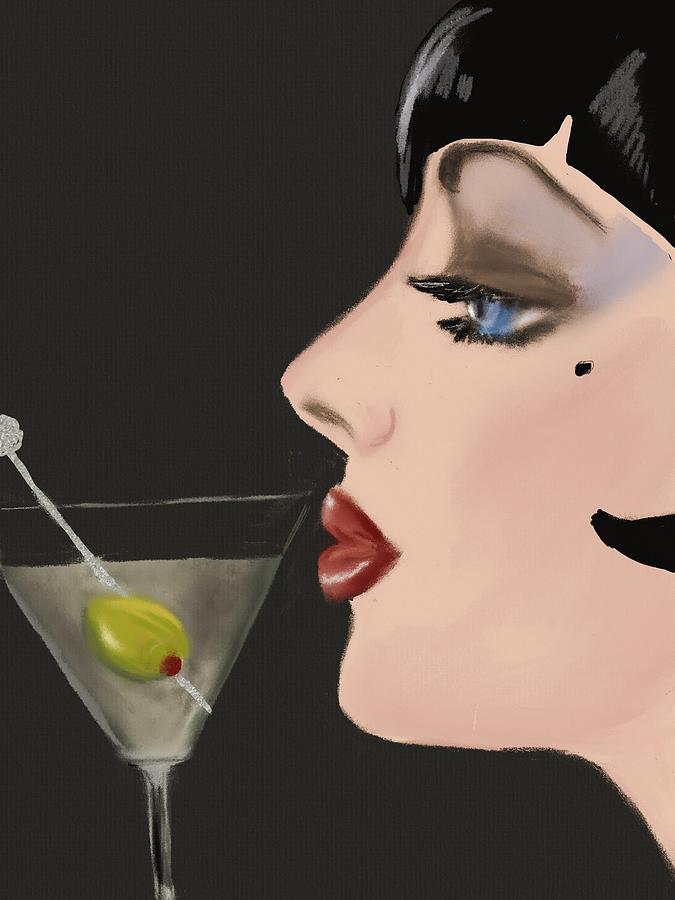 Dry Martini Please Digital Art by Michele Koutris