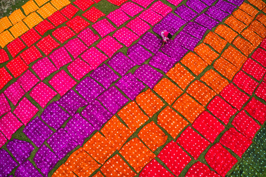 Drying Colorful Cloth Photograph by Azim Khan Ronnie