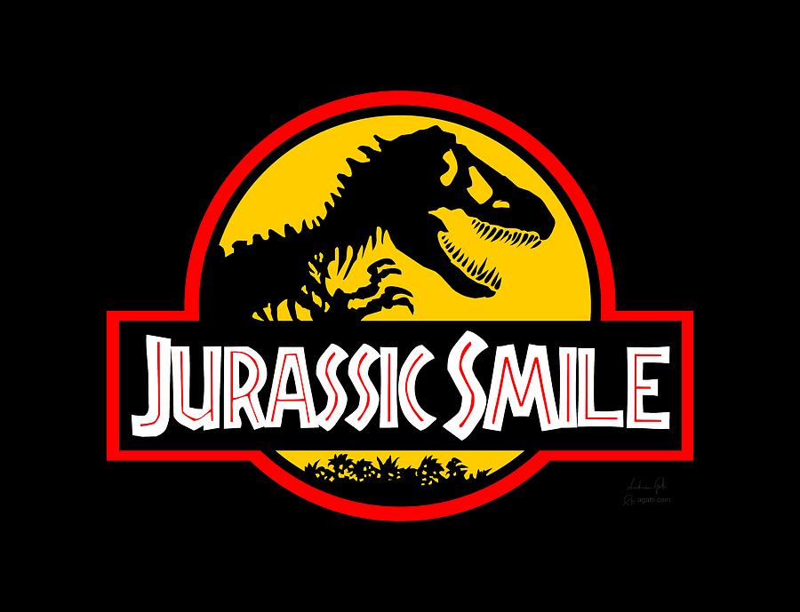 Jurassic Smile Logo Digital Art by Andrea Gatti