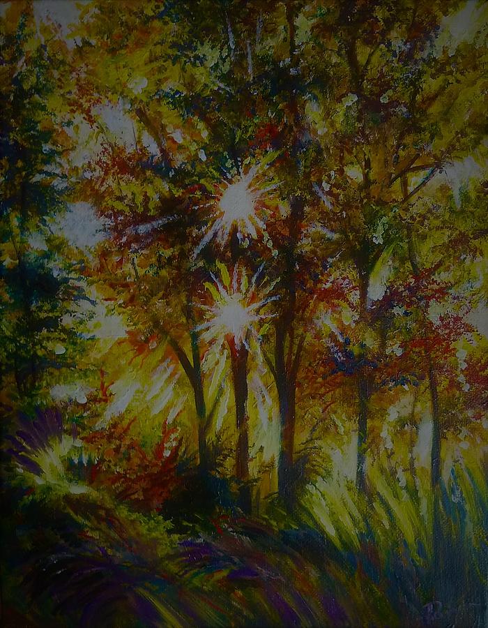 Dual Sun Painting by Anna Duyunova