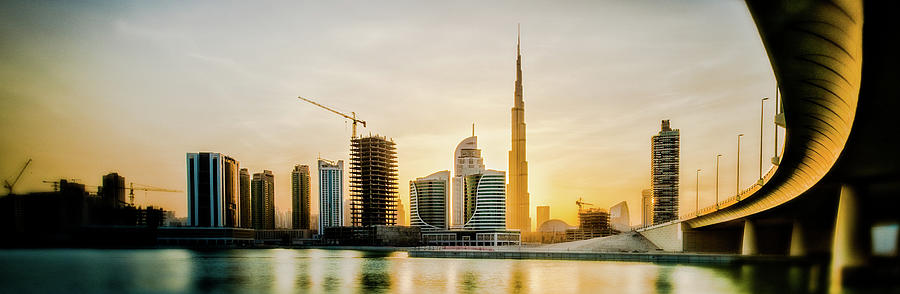 Dubai Across The Water Photograph by Images Created With Care And Enthusiam....