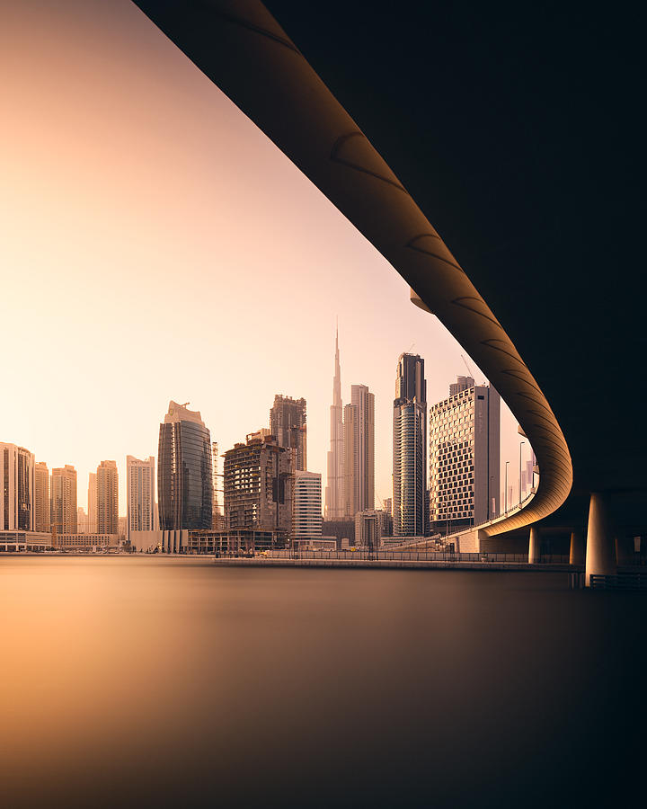 Dubai Business Bay Photograph by Majid Behzad
