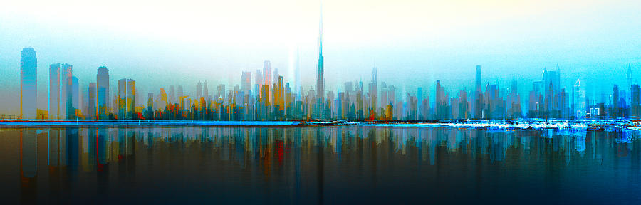 Skyscraper Photograph - Dubai Skyline Day by Carmine Chiriacò