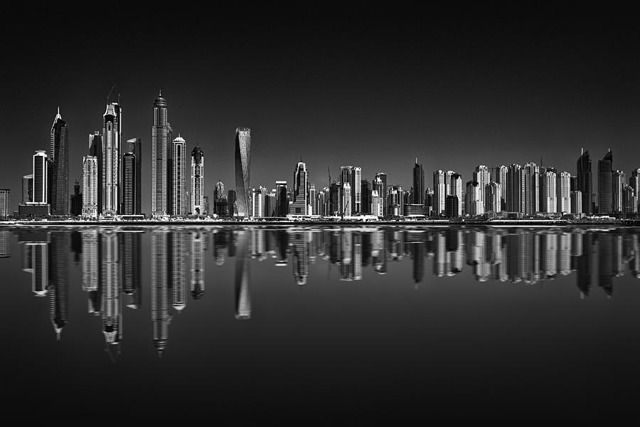 Dubai Skyline Photograph by Partha P Roy