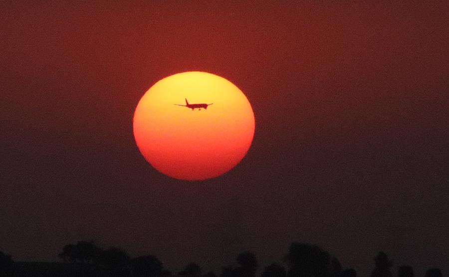 Sunset Photograph - Dubai Sunset by Pat Moore