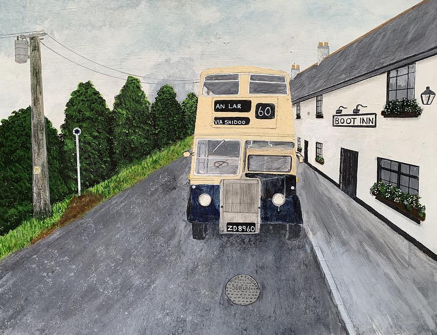 Dublin Painting - Dublin Bus Painting by Martin Dardis Dublin Painting - Dublin Bus Painting by Martin Dardis