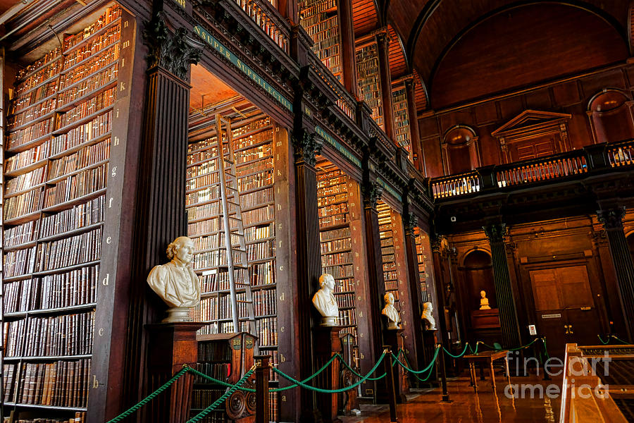 Dublin Trinity College Library  Photograph by Olivier Le Queinec