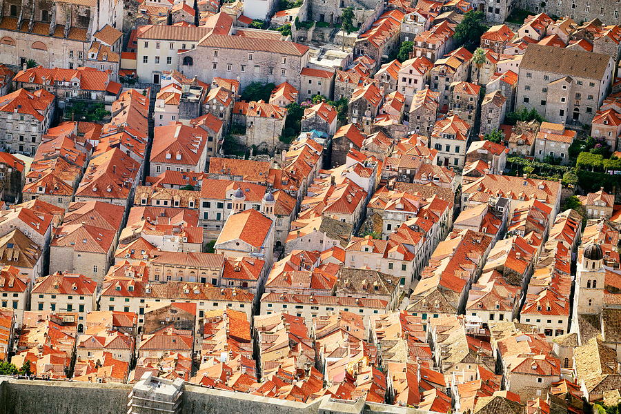Architecture Photograph - Dubrovnik Old Town, Croatia by Jan Wlodarczyk