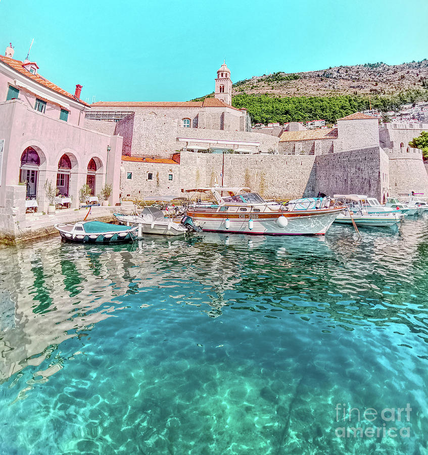 Dubrovnik Port Photograph by Lidija Ivanek - SiLa