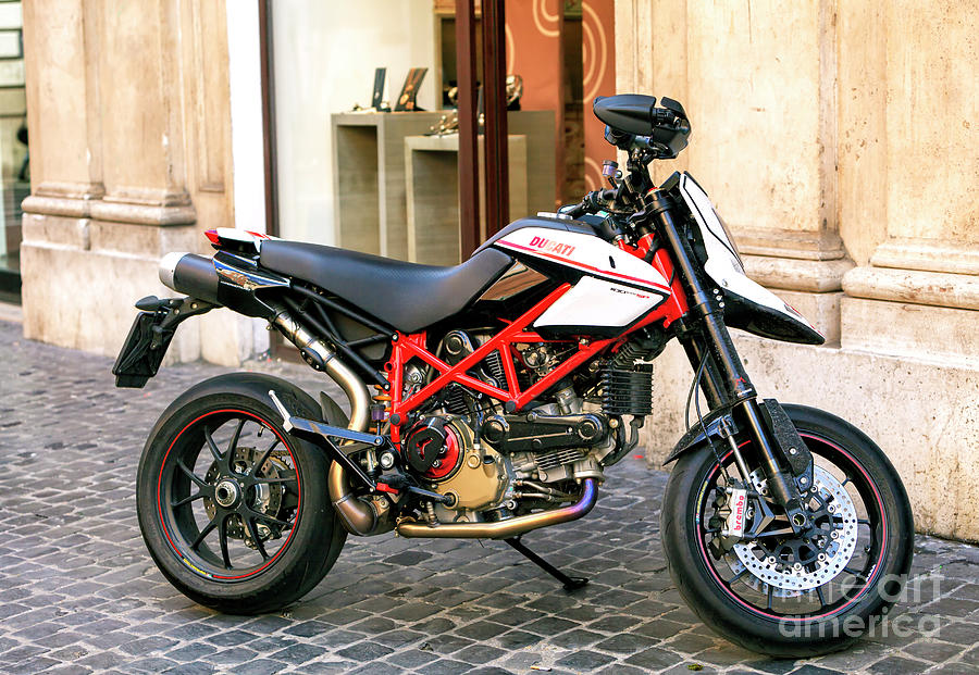 Ducati Motocross Rome Photograph by John Rizzuto