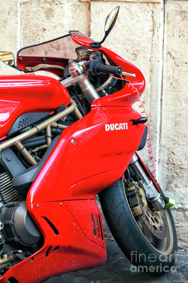 Ducati Style in Rome Photograph by John Rizzuto