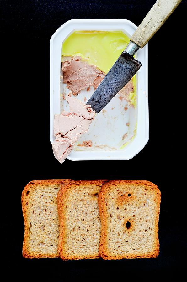 Duck Liver Pt With Toast Photograph by Jamie Watson