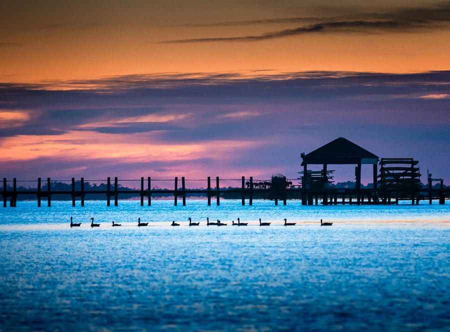 Duck Sunset - Outer Banks North Carolina by Mike Koenig Duck Sunset - Outer Banks North Carolina by Mike Koenig
