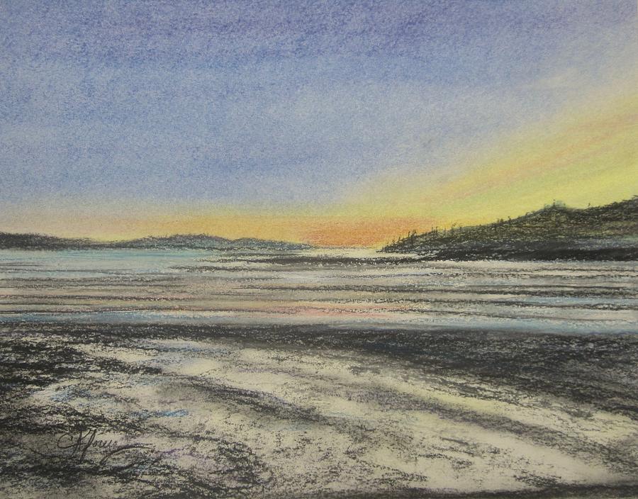 Duckabush Bay Painting by Christine Kfoury