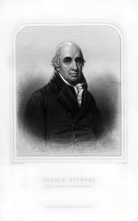 Dugald Stewart, Scottish Philosopher Drawing by Print Collector