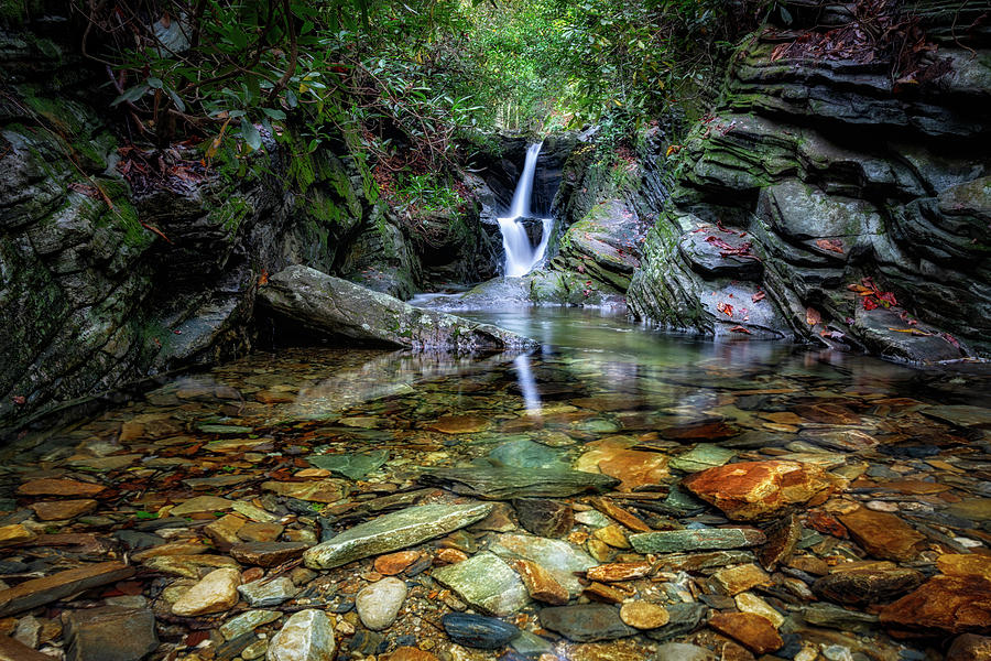 Duggers Creek Falls Photograph by C  Renee Martin