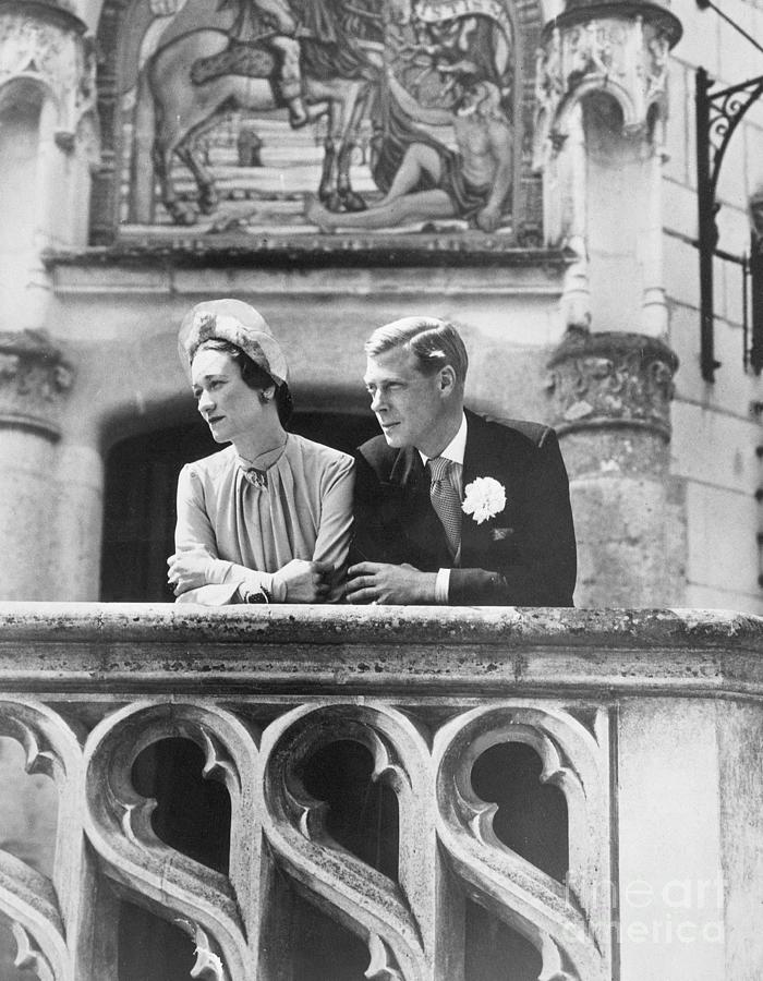 Duke And Duchess Of Windsor On Wedding Photograph by Bettmann