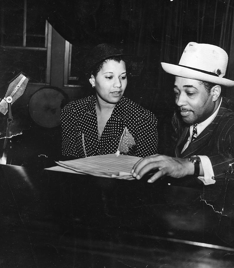 Duke Ellington And Jean Photograph by Afro Newspaper/gado
